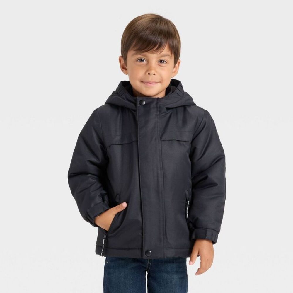 Cat & Jack - Toddler Boys' 3-in-1 Snowplay Jacket - Cat & Jack  Black